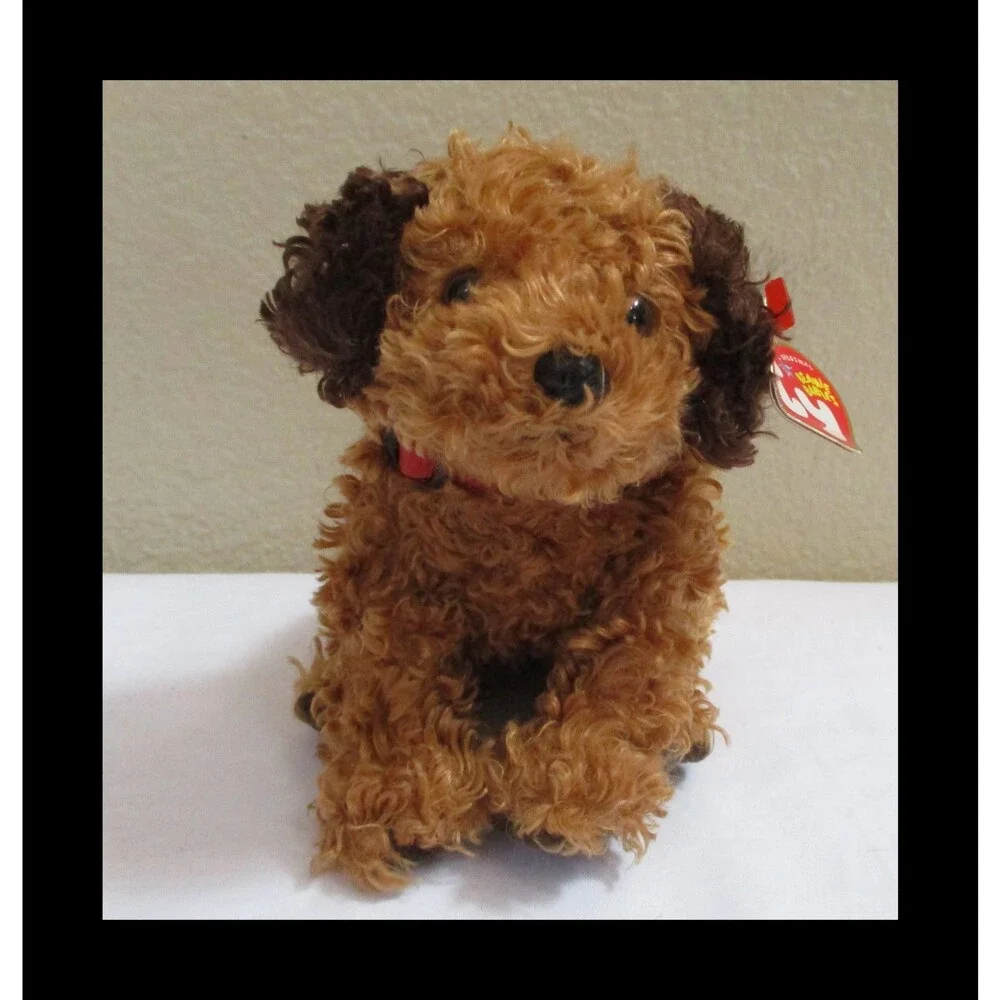 Ty Beanie Baby Tunnels the Dog USED
